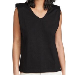 NWT $72 Blank NYC Black Muscle Tee sz small